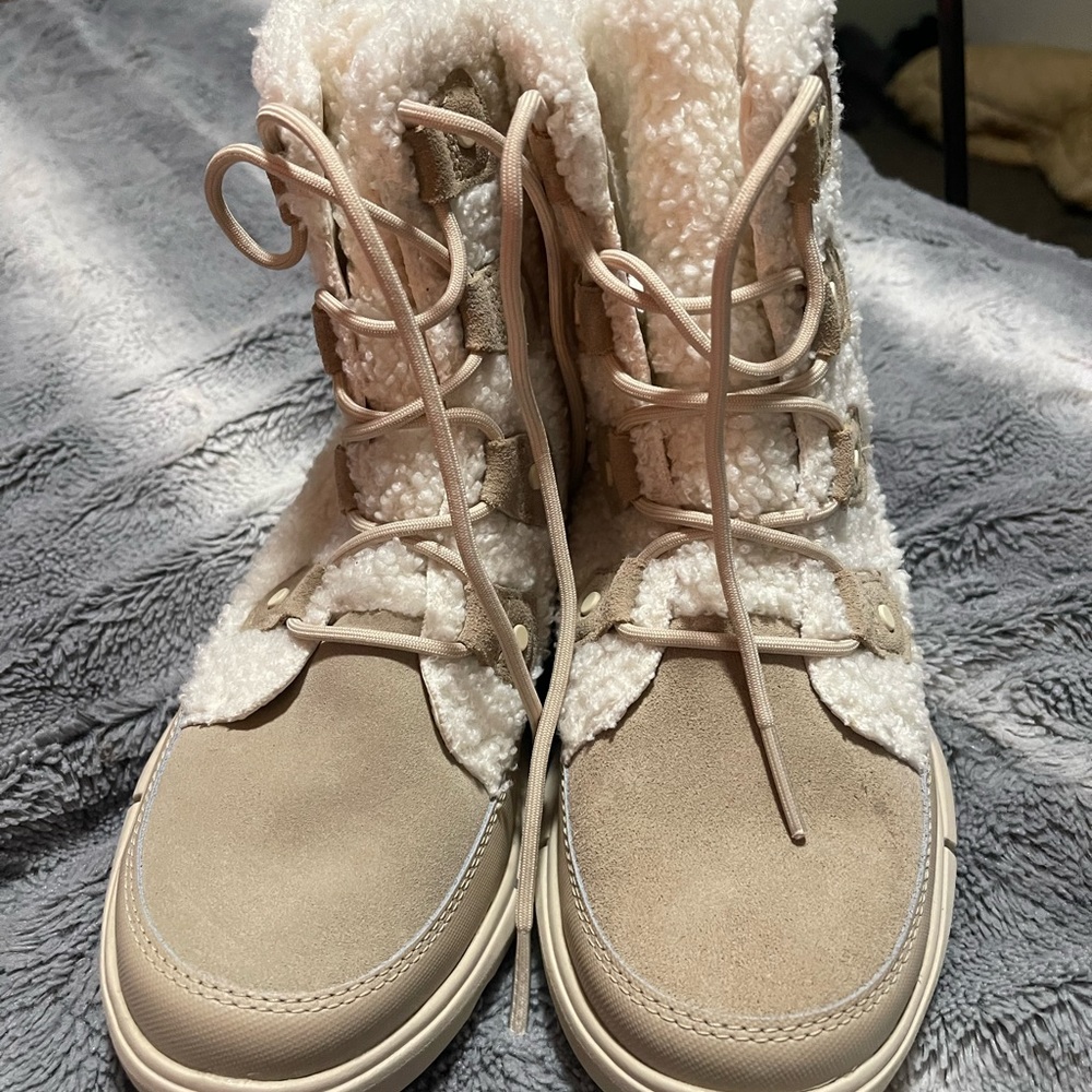 Sorel cream boots